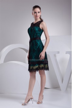 A-Line Scoop Sleeveless Satin Lace Prom/Formal Evening Dresses 02021130