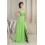 A-Line Brush Sweep Train One-Shoulder Sleeveless Long Prom Evening Bridesmaid Dresses 02020116
