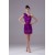 Short/Mini Elastic Woven Satin One-Shoulder Prom/Formal Evening Dresses 02021168