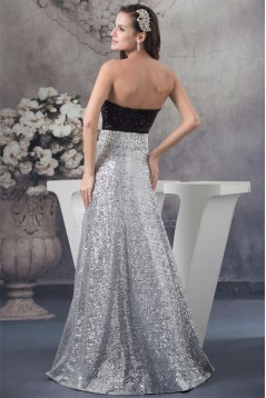 Sequined Material Sweetheart Sheath/Column Split Front Prom/Formal Evening Dresses 02021190