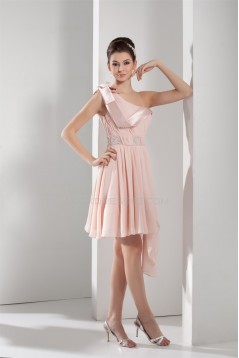 A-Line One-Shoulder Beading Chiffon Prom/Formal Evening Dresses 02021205