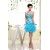 Sleeveless Satin Fine Netting Knee-Length Prom/Formal Evening Dresses 02021217