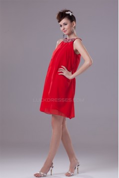 Sleeveless Short/Mini Sheath/Column Scoop Bridesmaid Dresses 02021226