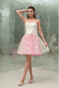 Sleeveless Short/Mini Sweetheart A-Line Prom/Formal Evening Dresses 02021228