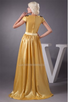 Asymmetrical Bows Short A-Line Taffeta Prom/Formal Evening Dresses 02021284