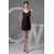 Beading Sheath/Column Short/Mini Black Prom/Formal Evening Dresses 02021294