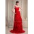 Cascading Ruffles Sweetheart Mermaid/Trumpet Long Red One-Shoulder Prom/Formal Evening Dresses 02020132