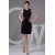 Short/Mini Sleeveless Portrait Sheath/Column Bridesmaid Dresses 02021394