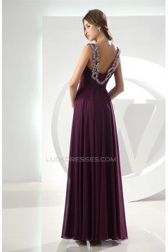 Chiffon Ankle-Length A-Line Purple Prom/Formal Evening Dresses 02020140