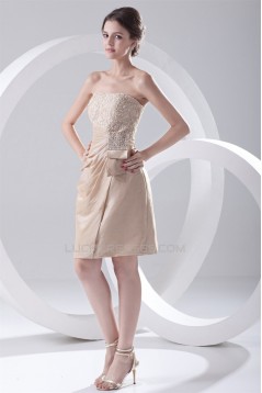 Short/Mini Strapless Prom/Formal Evening Dresses 02021435