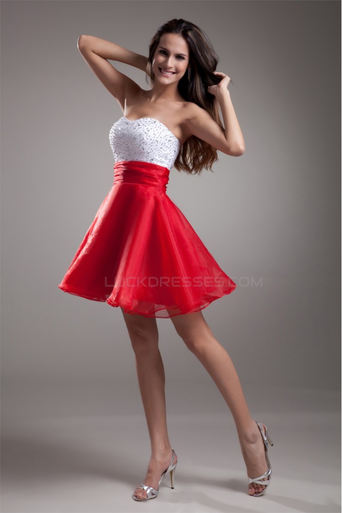 A-Line Organza Silk like Satin Beading Sleeveless Prom/Formal Evening Dresses 02021439
