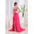 A-Line Spaghetti Strap Beading Long Prom Evening Party Dresses 02020144