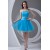 A-Line Strapless Short/Mini Satin Netting Best Bridesmaid Dresses 02021445