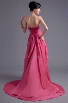 Asymmetrical A-Line Sleeveless Tiered Strapless Prom/Formal Homecoming Evening Dresses 02021446