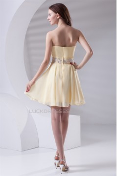 Beading A-Line Chiffon Prom/Formal Evening Cocktail Homecoming Dresses 02021451