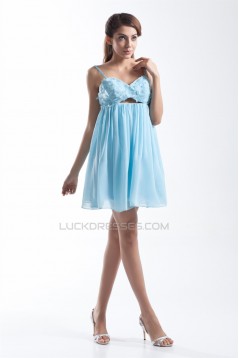 Beading Short/Mini A-Line Sleeveless Chiffon Prom/Formal Evening Cocktail Dresses 02021454