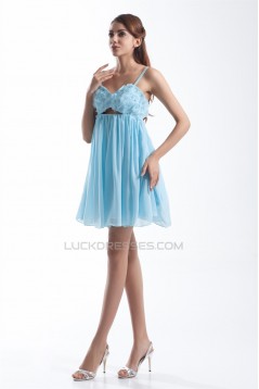 Beading Short/Mini A-Line Sleeveless Chiffon Prom/Formal Evening Cocktail Dresses 02021454