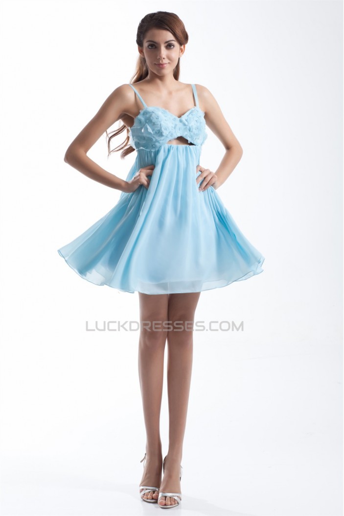 Beading Short/Mini A-Line Sleeveless Chiffon Prom/Formal Evening Cocktail Dresses 02021454