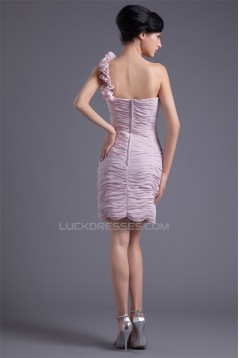 Handmade Flowers Sleeveless One-Shoulder Prom/Formal Evening Dresses 02021469