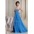 Empire Floor-Length Chiffon Long Blue Beaded Prom/Formal Evening Dresses 02020147