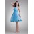 Organza Elastic Woven Satin Short/Mini Prom/Formal Evening Dresses 02021481