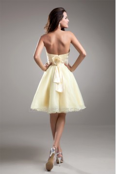 Organza Silk like Satin Sweetheart Beading Prom/Formal Evening Dresses 02021486