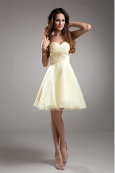 Organza Silk like Satin Sweetheart Beading Prom/Formal Evening Dresses 02021486