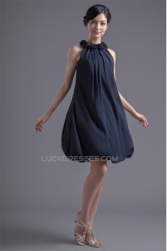 Scoop Chiffon Elastic Woven Satin Handmade Flowers Prom/Formal Evening Dresses 02021494