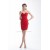Short/Mini Sheath/Column Sleeveless Chiffon Silk like Satin Prom/Formal Evening Dresses 02021509