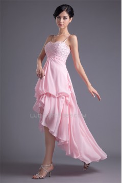 Sleeveless A-Line Chiffon Silk like Satin Prom/Formal Evening Dresses 02021519