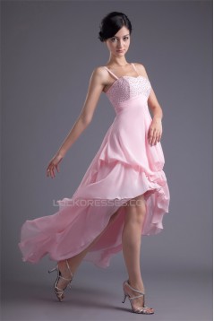 Sleeveless A-Line Chiffon Silk like Satin Prom/Formal Evening Dresses 02021519