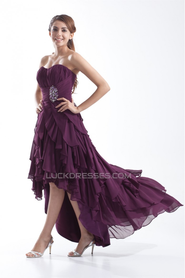 Sleeveless Brush Sweep Train Beading Sweetheart Prom/Formal Evening Dresses 02021522