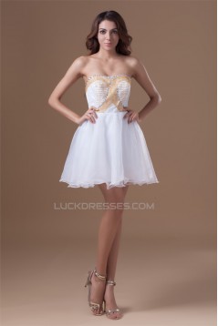 Sleeveless Organza Silk like Satin Sweetheart Prom/Formal Evening Dresses 02021526