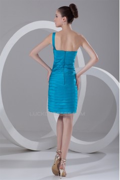 Sleeveless Short/Mini Taffeta Sheath/Column Prom/Formal Evening Dresses 02021534