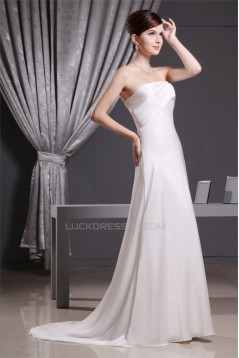 Criss Cross Strapless Sleeveless Puddle Train Long Prom/Formal Evening Dresses 02020168