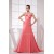 Elastic Woven Satin Ruched Sleeveless Brush Sweep Train Prom/Formal Evening Dresses 02020169