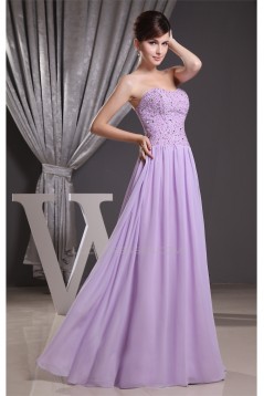 A-Line Floor-Length Sleeveless Chiffon Prom/Formal Evening Dresses 02020174