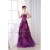 Floor-Length A-Line Taffeta Ice Yarn Strapless Prom/Formal Evening Dresses 02020176