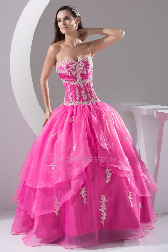 Ball Gown Floor-Length Sweetheart Beading Prom/Formal Evening Dresses 02020178