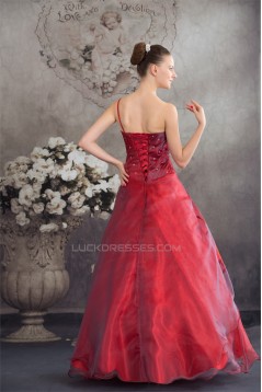 Ball Gown Floor-Length One-Shoulder Beading Prom/Formal Evening Dresses 02020189