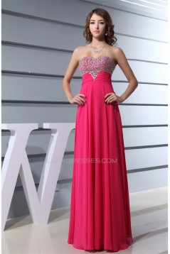 Floor-Length Sweetheart A-Line Beading Chiffon Prom/Formal Evening Dresses 02020198