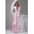 Long Sleeves Floor-Length A-Line Beading Long Pink Prom/Formal Evening Dresses 02020216