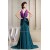 Puddle Train Ruffles Chiffon Silk like Satin Prom/Formal Evening Dresses 02020246