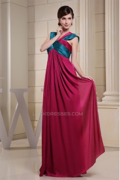 Empire Ruched Sleeveless Straps Floor-Length Prom/Formal Evening Dresses 02020267