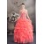 Ball Gown Satin Lace Organza Spaghetti Straps Princess Prom/Formal Evening Dresses 02020273