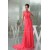 Scoop Chiffon Brush Sweep Train Long Prom/Formal Evening Dresses 02020282