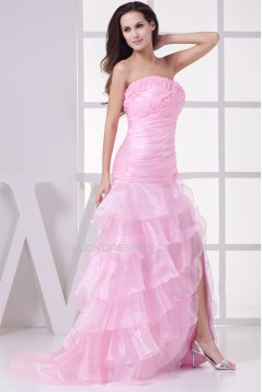Sweetheart Long Pink Prom/Formal Evening Dresses 02020286