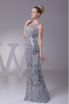 Sheath/Column One-Shoulder Sequins Long Prom/Formal Evening Dresses 02020304