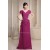 Cap Sleeve Beading Chiffon V-Neck Long Evening Formal Mother of The Bride Dresses 02020309