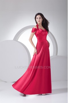 Silk like Satin Halter A-Line Criss Cross Best Evening Formal Bridesmaid Dresses 02020316